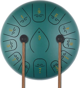 KUD Steel Tongue Drum, 12 Zoll 13 Tone C-Dur Zungentrommel Ätherische Trommel St - Bild 1 von 12