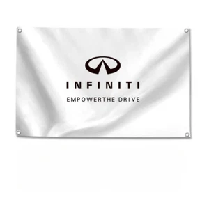 INFINITI Garaje Pared Coche Motocicleta Carreras Show Auto Reparación Taller Bandera - Imagen 1 de 8