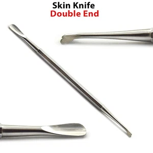 Cuticle Skin Knife Double Ended Nail Art Care Knife Manicure Pedicure Instrument - Picture 1 of 3