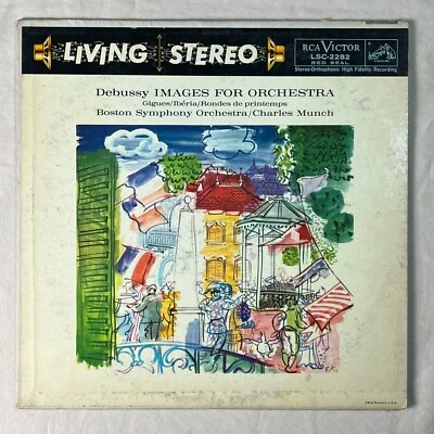 DEBUSSY Munch: Images For Orchestra 1959 Vinyl LP RCA Living Stereo LSC-2282 VG - Image 1 of 4
