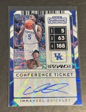 2020-21 Panini Contenders Draft Picks /99 Immanuel Quickley #85 Rookie Auto RC