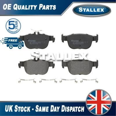 Fits VW Golf Audi A3 Seat Leon Skoda Octavia Brake Pads Set Rear Stallex - Image 1 of 4