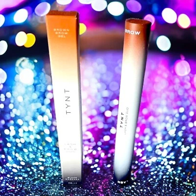 Tynt Beauty Black Lash Mascara + Brown Tinted Brow Gel Duo 5 ML x 2 New In Box - Image 1 of 4