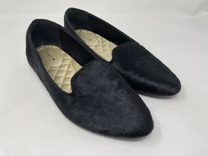 Birdies Black Cow Hide Slip On Flats 8.5 Med - Picture 1 of 8