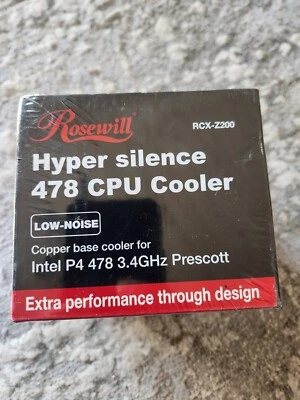 Rosewill Computer CPU Cooler RCX-Z80-AL For AMD K8 AM2 AM2+ Factory Sealed Box - Image 1 of 3
