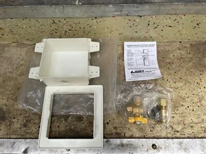 New LSP Products Group Gas Plastic Outlet Box w/ Valve & Fitting - Picture 1 of 5