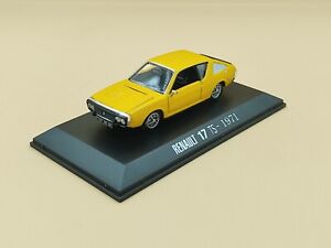 1/43 Renault 17 R17 TS Jaune 1971 Norev M6 Interactions