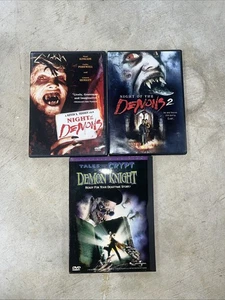 Night of the Demons 1&2 DVD  Tales From The Crypt Demon Knight Lot - Picture 1 of 1