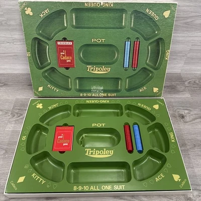 Vintage 1968 Cadaco Tripoley Special Edition No. 300–45 Blue Chips-44 Red Chips - Image 1 of 4