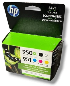HP 950XL Tintenpatrone Schwarz 951 Cyan Magenta Gelb Dreifarbig Ablaufdatum 05/2022 - Bild 1 von 2