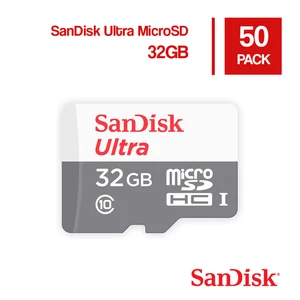SanDisk Ultra 32GB micro SD Memory Card UHS-I Card 100MB/s Class 10 - 50 Pack - Picture 1 of 1