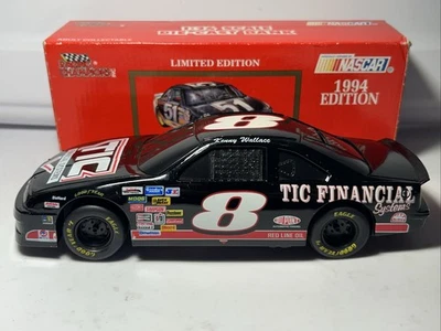 1994 Kenny Wallace #8 TIC Financial 1/24 Diecast Bank Racing Champions with key - Image 1 of 4