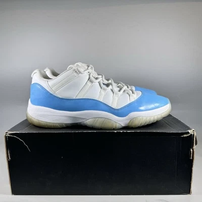 Air Jordan 11 retrô baixo UNC azul universitário branco 528895-106 masculino tamanho 13 - Imagem 1 de 4