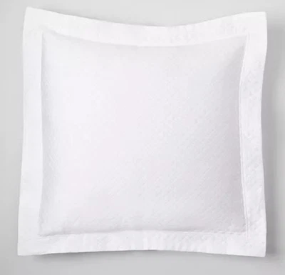 FRETTE HOTEL MELODY ALGODÓN 2 EUROS FARSA GEOMÉTRICA ACOLCHADA ALGODÓN BLANCO ITALIA. Nuevo con etiquetas Foto 1 de 2