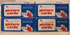 TOPPS BASEBALL1987 VENDING PACKS (4) 500 COUN TBOXES - Picture 1 of 7