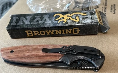 Browning Folding Knife Excellent! - Image 1 of 4