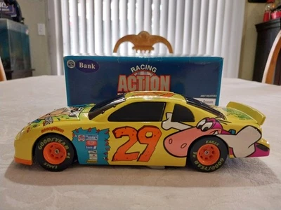 Steve Grissom 1996 #29 Flintstones Chevrolet 1/24 bw bank Sharp !! - Image 1 of 4