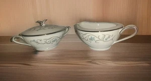 Noritake Milchkännchen und Zuckerdose Alicia Muster wird nicht mehr hergestellt - Bild 1 von 12