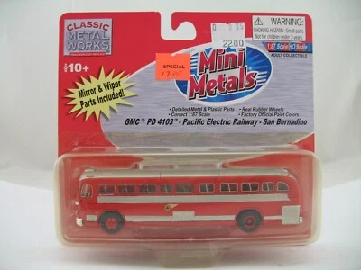 Mini Metals HO 32118:GMC PD 4103 Bus, Pacific Electric Railway, San Bernadino - Image 1 of 4