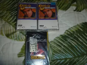 LOT 3 CASSETTE TAPE ROCK ELVIS PRESLEY SEALED NEW 50 YRS 50 HITS HE TOUCHED ME - Picture 1 of 4