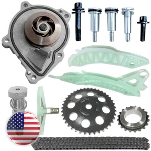 Timing Chain Kit Water Pump With Gasket For Peugeot 3008 207 308 RCZ 5008 1.6L - Picture 1 of 6