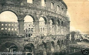 cr 045 1909 POLA (Croatia Istria) arena north side - VG - FP - Ed. Schrinmer Pola - Picture 1 of 1