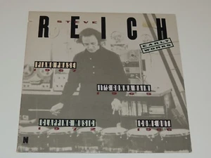 STEVE REICH early works Lp RECORD PROMO US 1987 RARE - Imagen 1 de 1