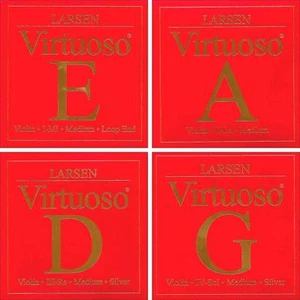 Larsen Virtuoso Violinsaiten-Set - Medium Gauge - Loop End E  - Bild 1 von 1
