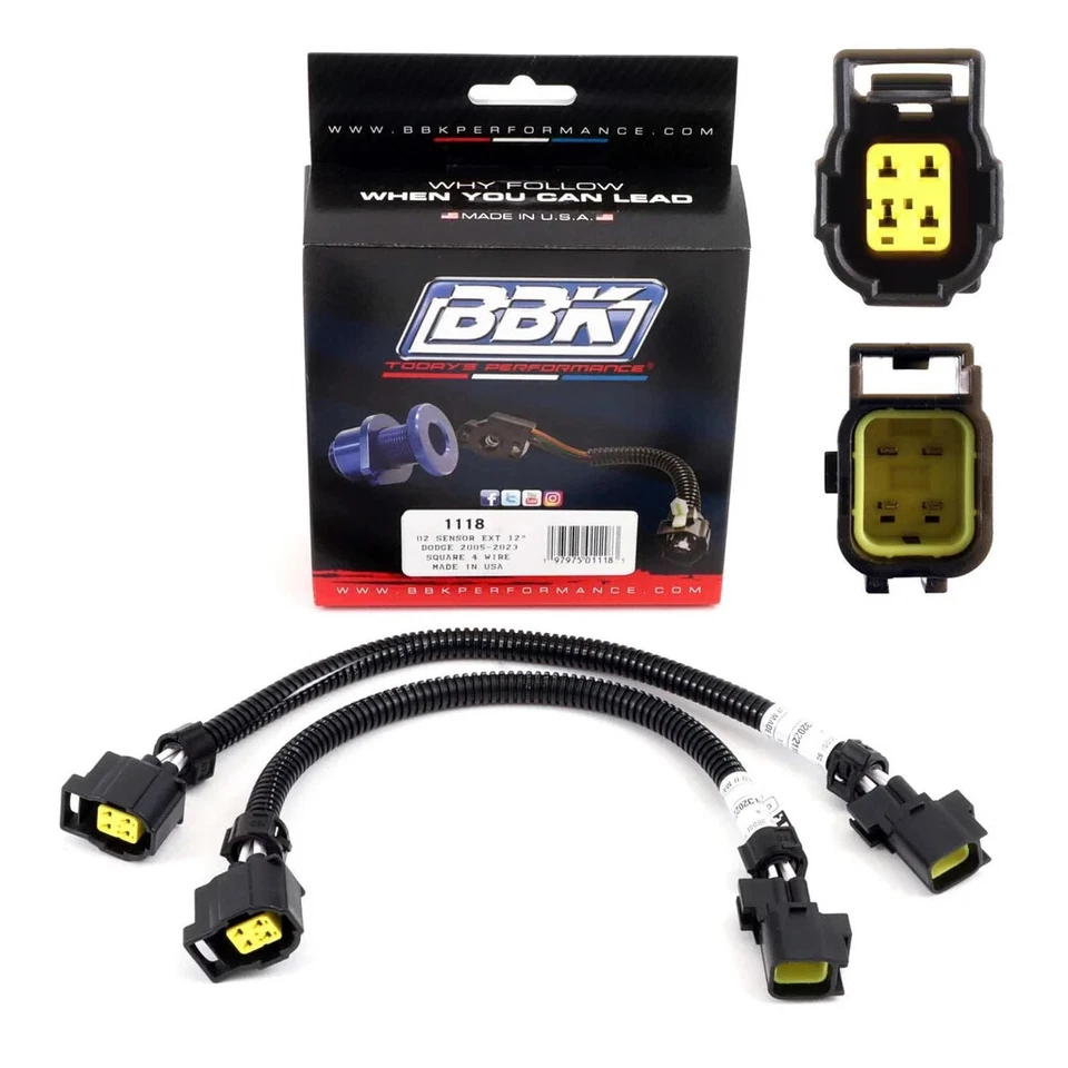 Kit de extensión de sensor O2 BBK 12" para Chrysler 300C V8 05-24 / Dodge Magnum 05-08 Foto 1 de 3