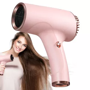 Mini Portable Rechargeable USB Cordless Hair Dryer Versatile Hairdressing Tool - Picture 1 of 12