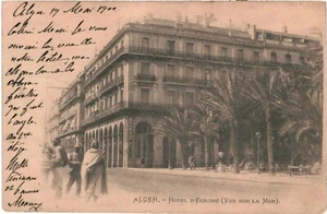 CPA Carte postale Algérie Hôtel d'Europe 1900VM90945ok - Picture 1 of 2