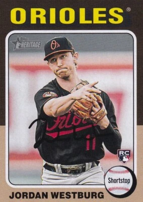 2024 Topps Heritage - Rookies Jordan Westburg #229 (RC) - Image 1 of 2