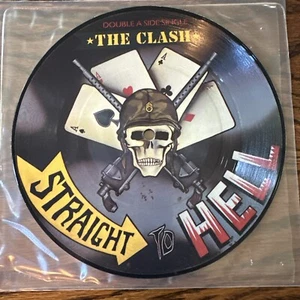 THE CLASH Straight To Hell/Should I Stay Or Should I Go 7" PICTURE RECORD (1982) - Picture 1 of 5