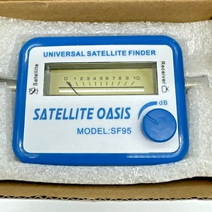 Satellite Oasis Universal Satellite Finder SF-95 Signal Meter Antenna SF95 TV - Picture 1 of 16