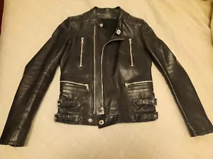 Balmain leather men biker jacket size 50 - Picture 1 of 16
