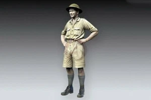 Uniforme tropical Royal Modelo 1/48 Tommy soldado británico en taladro caqui Segunda Guerra Mundial 909 - Imagen 1 de 1