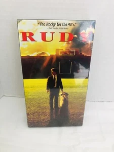 Rudy Movie VHS Tape Sean Astin David Anspaugh 1994 - Vintage Brand New Sealed - Picture 1 of 3