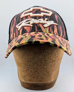 Team Chevrolet Hat New Black Flame VTG Adjustable Drew Pearson NASCAR Racing Cap - Picture 1 of 3