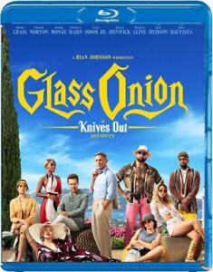 Glass Onion A Knives Out Mystery 2022 Movie (Blu-ray, Artwork, Disc)