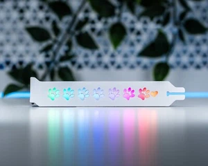 RGB Slotcover | Slotblende | CatPaw | WHITE / WEIß - Afbeelding 1 van 12