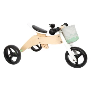 Smallfoot Laufrad und -dreirad Rosa, 2-in-1, ab 1 Jahr, verstellbar, Holz - Bild 1 von 4