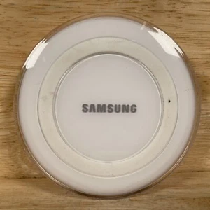 Samsung EP-PG920I White 5 Volt QI Certified Round Shape Wireless Charging Pad - Picture 1 of 3