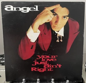 ANGEL YOUR LOVE JUST AIN'T RIGHT 12" 1991 PREOWNED OOP ELECTRONIC BREAKBEAT - Picture 1 of 6