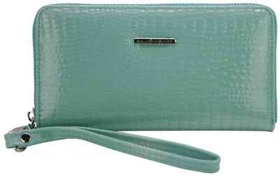 Jennifer Jones Echt-Leder Damen Geldbörse - Modische Croco Glanz Optik - RFID XL - Bild 1 von 4