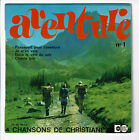 Adventure N°1 4 X Chansons Christiane Vinyl 45 Runden EP 7 " Heft Texte Unidisc
