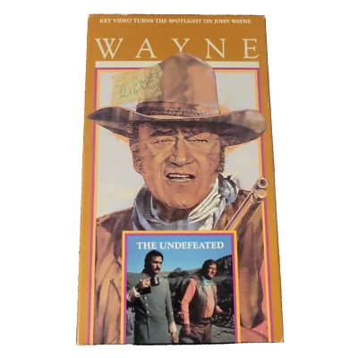The Undefeated (VHS, 1992) John Wayne Rock Hudson 20th Century Fox - Image 1 of 4