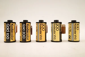 5 Rolls Kodak Colour 35mm Film | Gold | Kodacolor - Picture 1 of 1