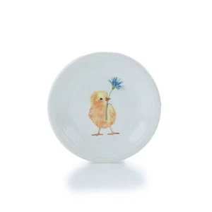 Fiesta® 7.25" Round Salad Plate | Breezy Floral Easter Chick - Picture 1 of 2