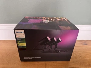 Philips Hue Lily White and Colour LED Outdoor Smart Light Base Kit - 3 Lily - Picture 1 of 4