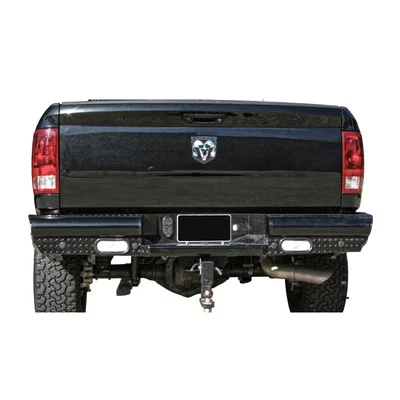 FAB FOURS DR03-T1050-1 BLACK STEEL REAR REPLACE BUMPER FOR RAM 2500 - Изображение 1 из 3